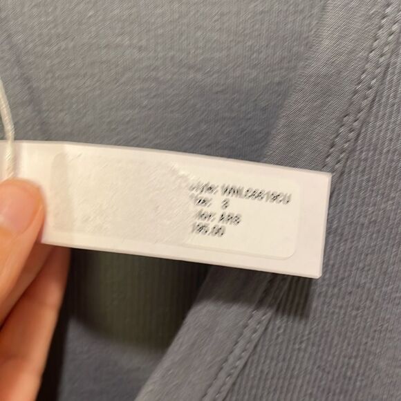 Nwt James Perse woman’s long sleeve gray dress - Picture 6 of 13